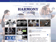 Tablet Screenshot of harmony-club.it